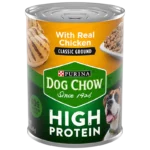 Purina Dog Chow High Protein Classic Ground With Real Chicken 13oz