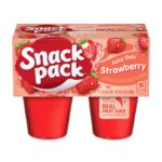 Snack Pack Strawberry Gels 4 x 3.25oz