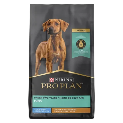 Purina Pro Plan, Large Breed Puppy Food, Chicken & Rice Formula, 18lbs