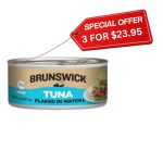 Brunswick, Tuna, Flaked In Water, 142g