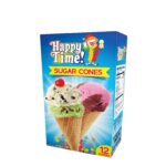 Happy Time Sugar Cone (12 Pack)