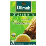 Dilmah, Ceylon Green Tea, Cinnamon, 40g (20 Tea Bags)