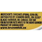 Brunswick Sardines In Soya Oil (106g) - Image 2