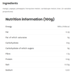 Ardo, Frozen Fruit, Tropical Fruit Mix, 1kg - Image 2
