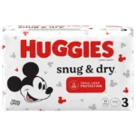 Huggies, Snug & Dry Diapers, Unisex, Size 3 (31 Diapers)
