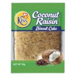 Kiss Coconut Raisin Biscuit Cake 50g
