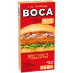 Boca, Veggie Patties, Spicy Chik'n, 10oz (4 Soy Patties)