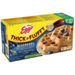 Kellogg's Eggo Thick and Fluffy Frozen Waffles Blueberry 11.6 oz.