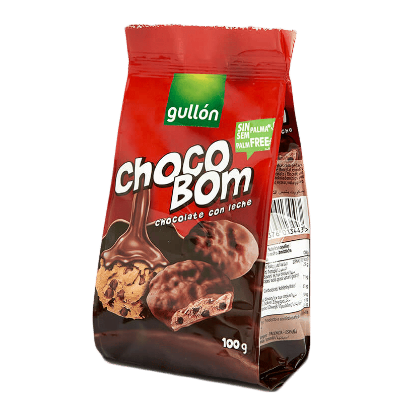 8410376013443 Gullon Choco Bom Chocolate 100g - Image 1