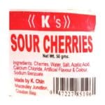 K'S SOUR CHERRIES 60G - Image 2