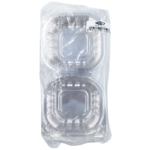 Fakpak, Disposable Plastic Container, Hinge Lid, (50 Pack)