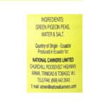 Mabel's Green Pigeon Peas 425g - Image 3