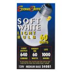 Econo Brite Soft White Bulb 60W
