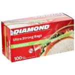 Diamond, Sandwich Zipper Bags (100 Bags)