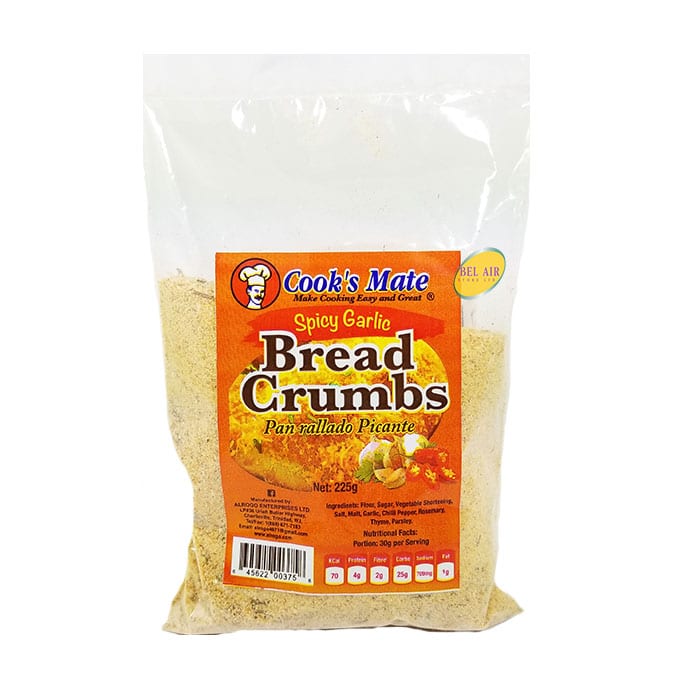 64562200375.jpg Cook's Mate Bread Crumbs Spicy Garlic 225g - Image 1