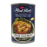 Red, Rose Pink Salmon In Water