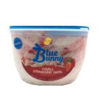 Blue Bunny Double Strawberry Swirl Ice Cream 46oz