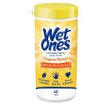 Wet Ones Anti-Bacterial Hand Wipes Tropical Splash 40 Wipes