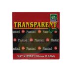 Plastisol Transparent Tape 3/4" x 2592"
