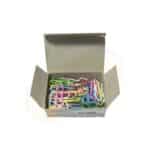 Shang Xin Paper Clips Vinyl Coated Coloured 28mm - Image 2
