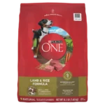Purina One, Adult Dog Food, Lamb & Rice, 16.5lb