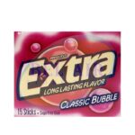 Extra, Classic Bubble Gum (15 Sticks)
