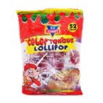 KC Colour Tongue Lollipops 52Ct
