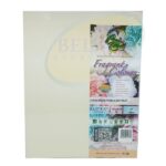 BriCha Fragrant Colours Conqueror Ivory Laid Text 100gsm 25pk