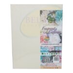 BriCha Fragrant Colours Conqueror Ivory Laid Text 220gsm 25pk