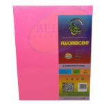 BriCha Fluorescent Sheets Fluorescent C2S Pink 185gsm 25pk