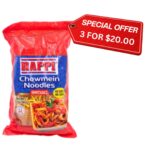 Happi, Chowmein Noodles, Broad, 8oz