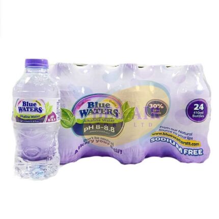 Blue Waters Alkaline Water 410ml 24 Pack Case