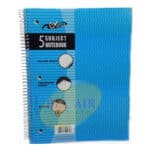 Winners, Spiral Notebook, 5 Subject, Assorted Colours - Image 2