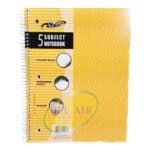 Winners, Spiral Notebook, 5 Subject, Assorted Colours - Image 4