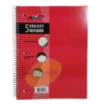 Winners, Spiral Notebook, 5 Subject, Assorted Colours - Image 6