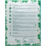 BriCha Fluorescent Hots Blue Cover (100 Sheets, 8.5" x 11") - Image 2