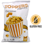 Toppers, Popcorn Snack, Caramel, 10oz