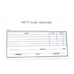 Petty Cash Voucher Book