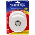 BAZIC Double Sided Foam Mounting Tape 0.5" X 200" (2 Pack)