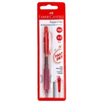 Faber Castell Super Clip Red Gel Pen 0.5