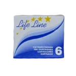 Life Line Blue Ink Cartridges Refill (6 Refills)