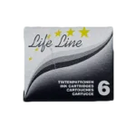 Life Line Black Ink Cartridges Refill (6 Refills)