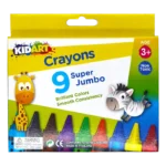 KidArt, Super Jumbo Crayons (9 Pack)