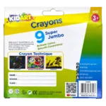 KidArt, Super Jumbo Crayons (9 Pack) - Image 2
