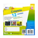 KidArt, Jumbo Crayons (12 Pack) - Image 2