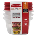 Rubbermaid Easy Find Lids Containers (3 Containers)