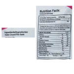 Oh Snacks Ground Flaxseeds 200g - Image 2