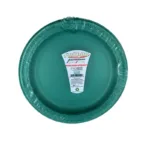 FakPac 7" Green Plastic Plates (12 Plates)