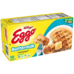 Kellog's, Eggo, Frozen Waffles, Buttermilk,12.3oz