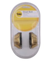 Yale, Brass Dead Bolt Double Cylinder